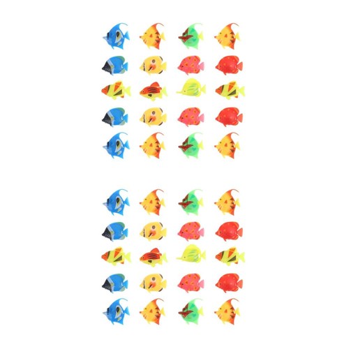 40pcs simulation floating fish - floating,