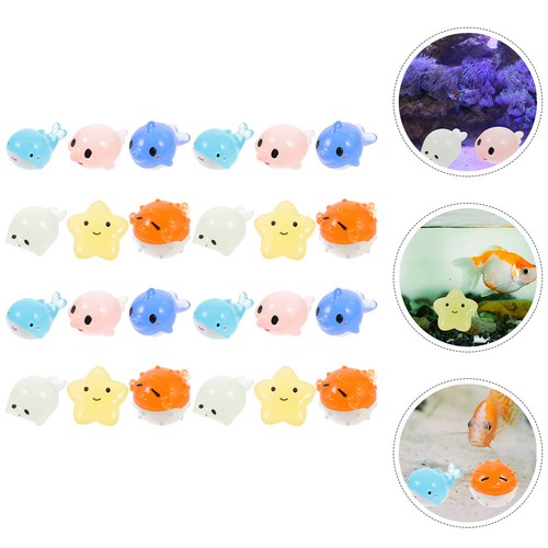Pcs fish tank decor - 24,