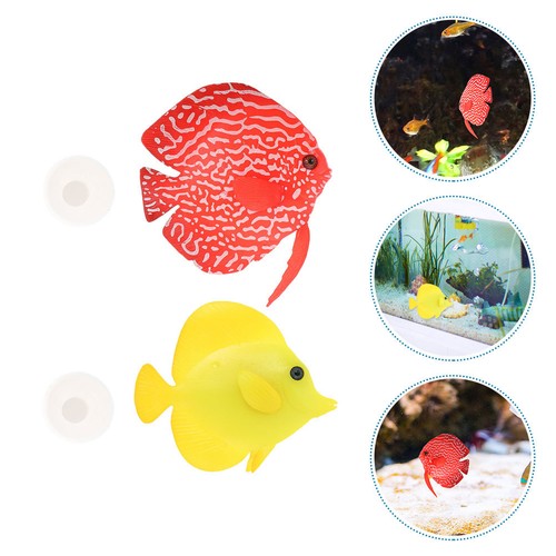 Pcs artificial fish aquarium - 2,