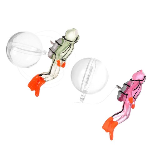 Set floating resin diver - floating,