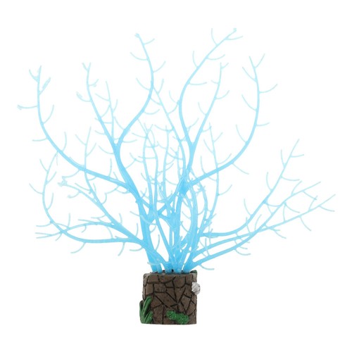 Glowing fish tank - tank, decorations