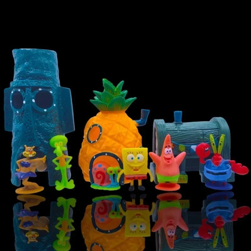 Piece cartoon fish tank - cartoon,
