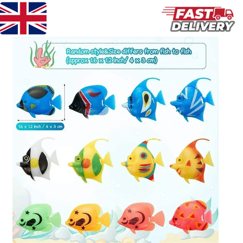 10pcs artificial floating fish - floating,