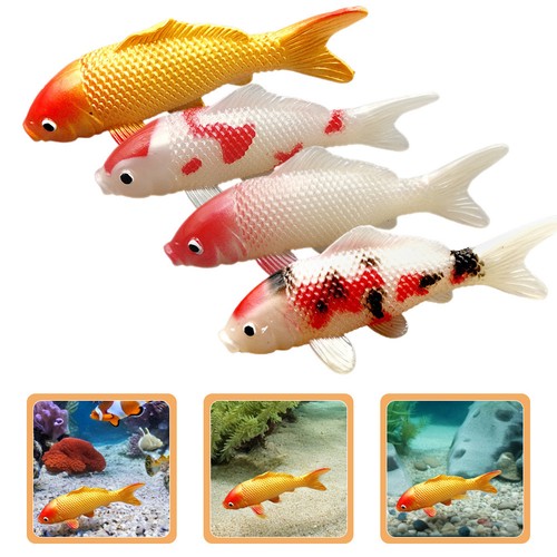 4pcs simulated artificial carp - simulated,