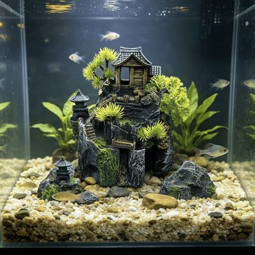 Aquarium fish tank ornament - aquarium,