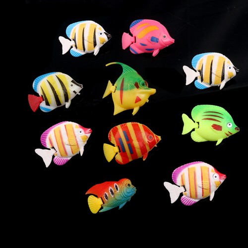 Pcs artificial moving fish - 10,