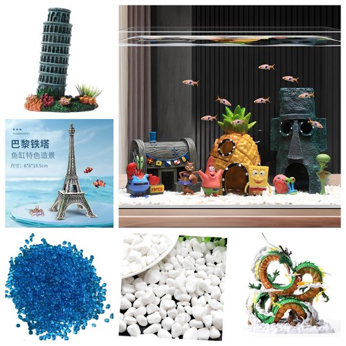 Fish tank ornaments novelty - tank,