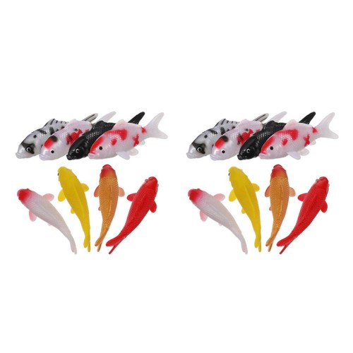 16pcs pvc artificial - artificial, fish