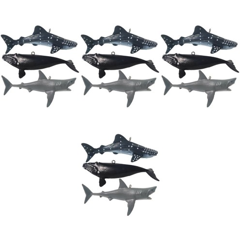 12pcs floating shark fish - 12pcs,